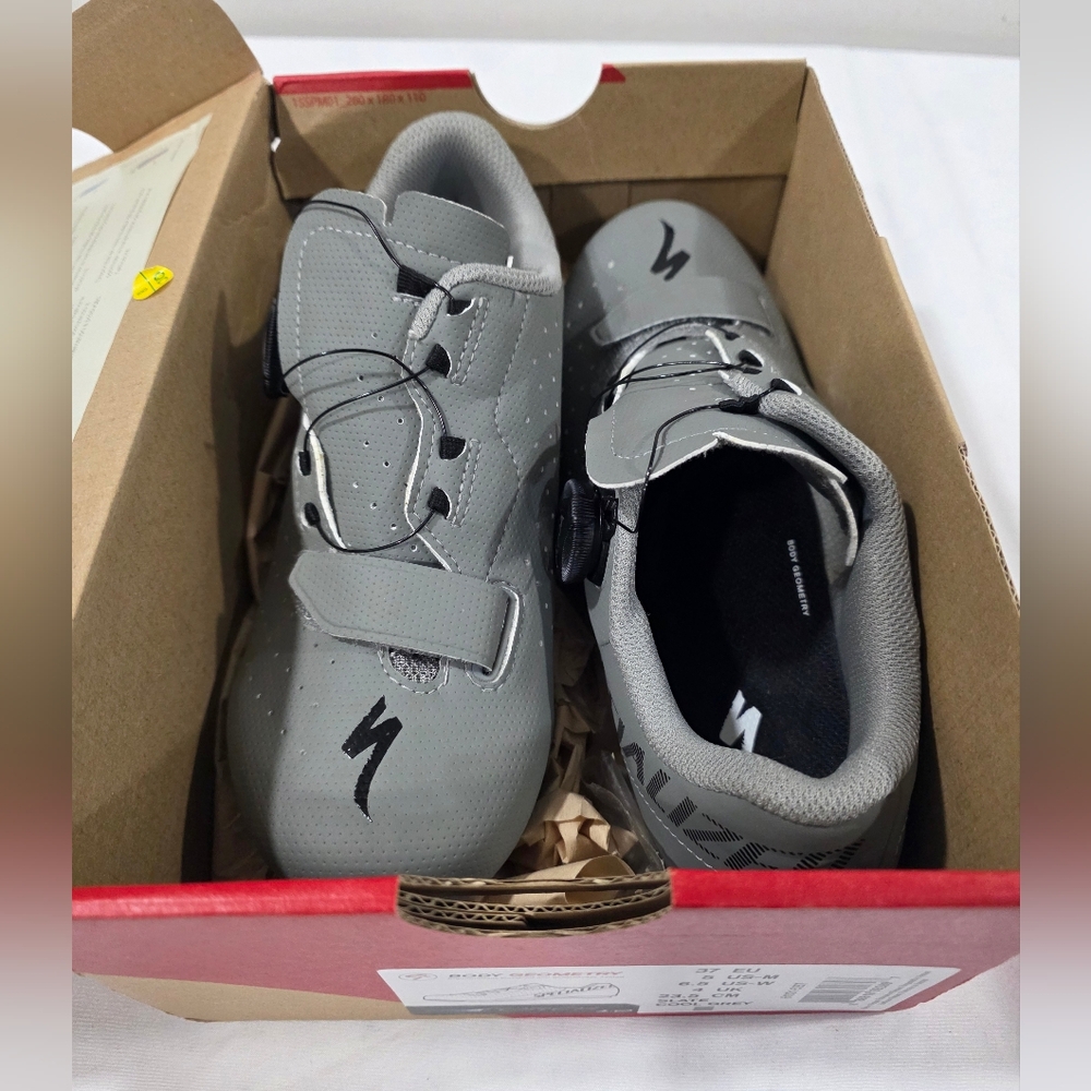 Specialized TORCH 1.0 BOA ROAD SHOE US-M 5 Cool Gray, With Box
